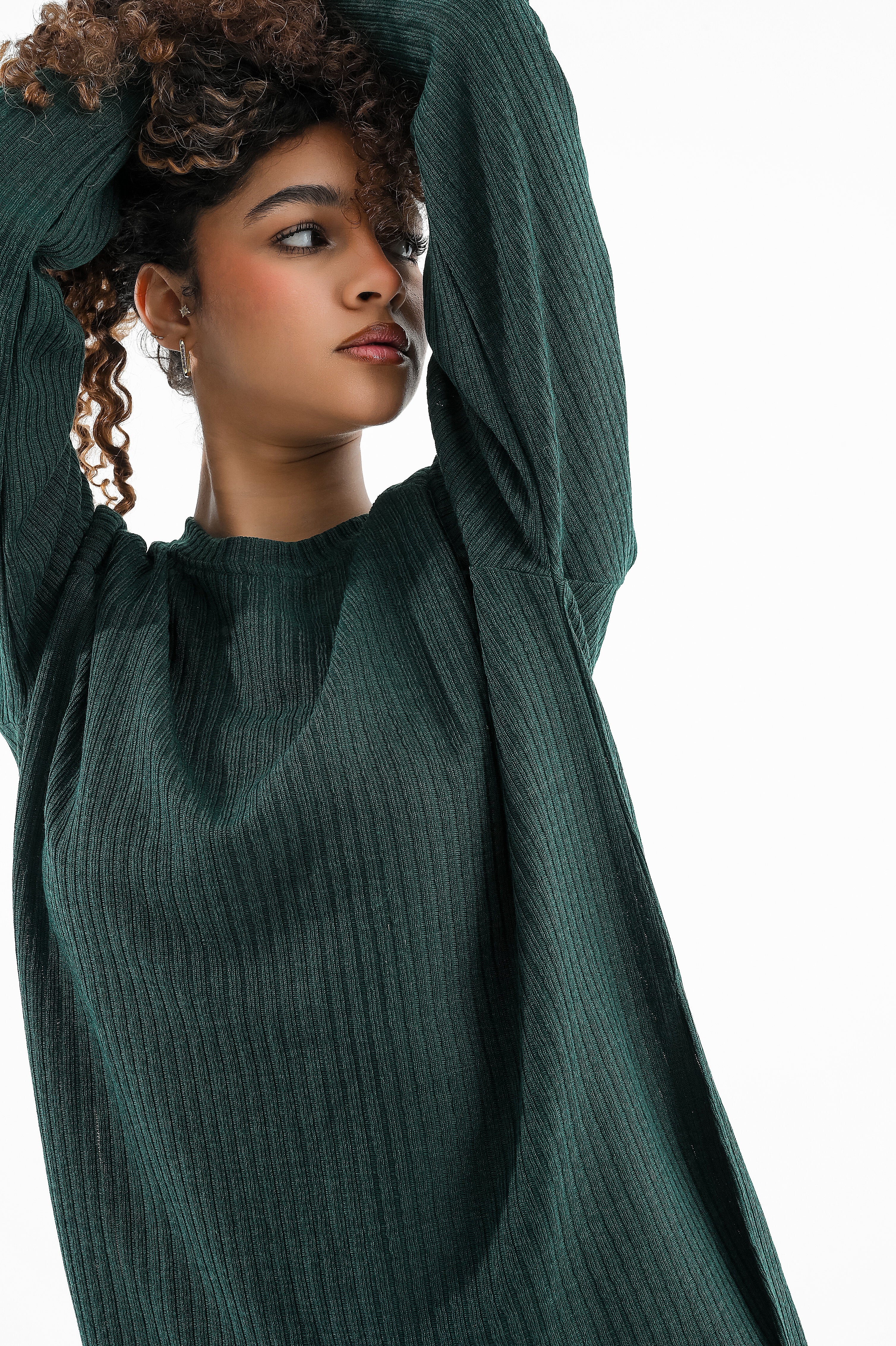 Rib Set Crew Neck