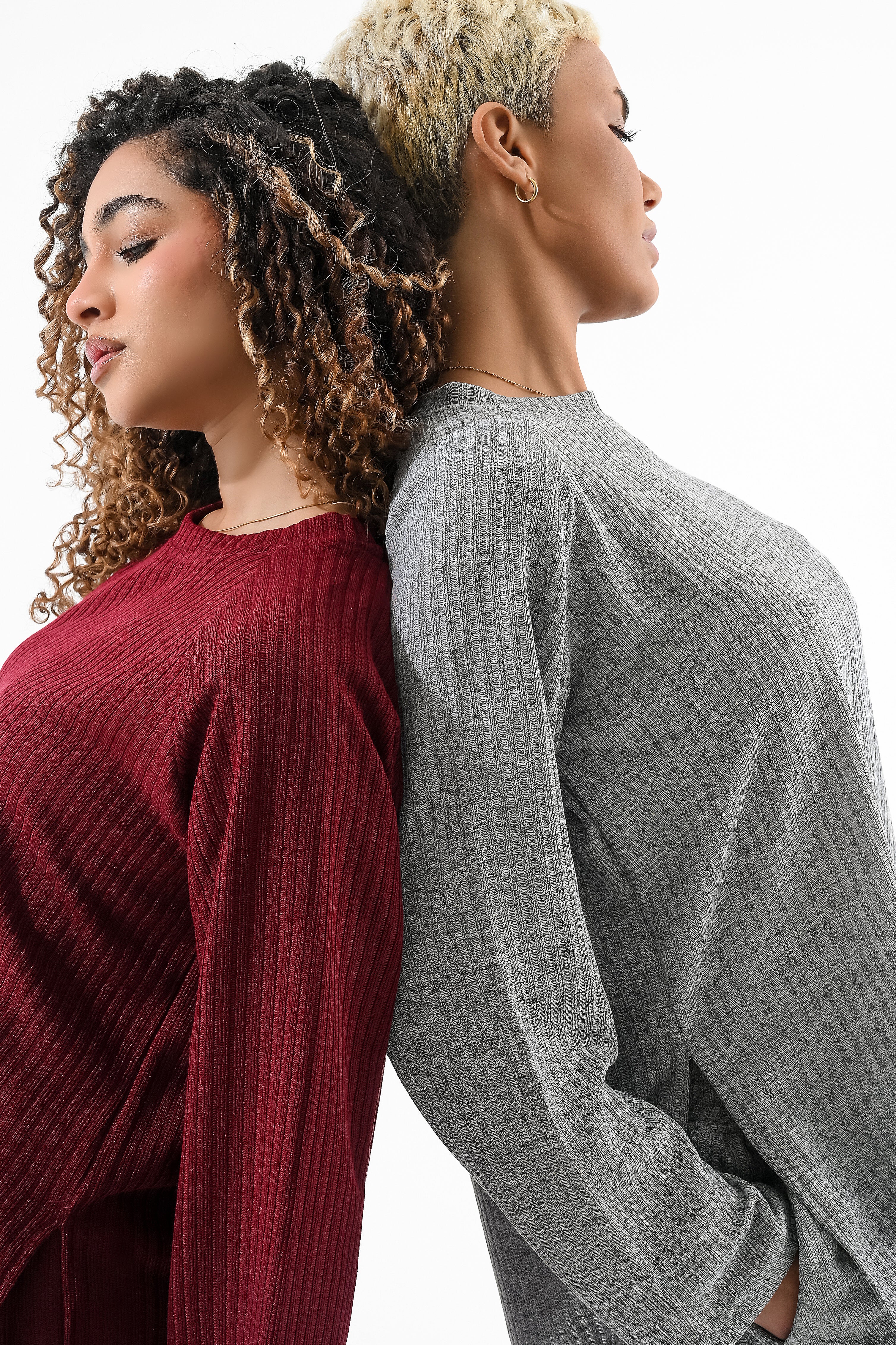 Rib Set Crew Neck