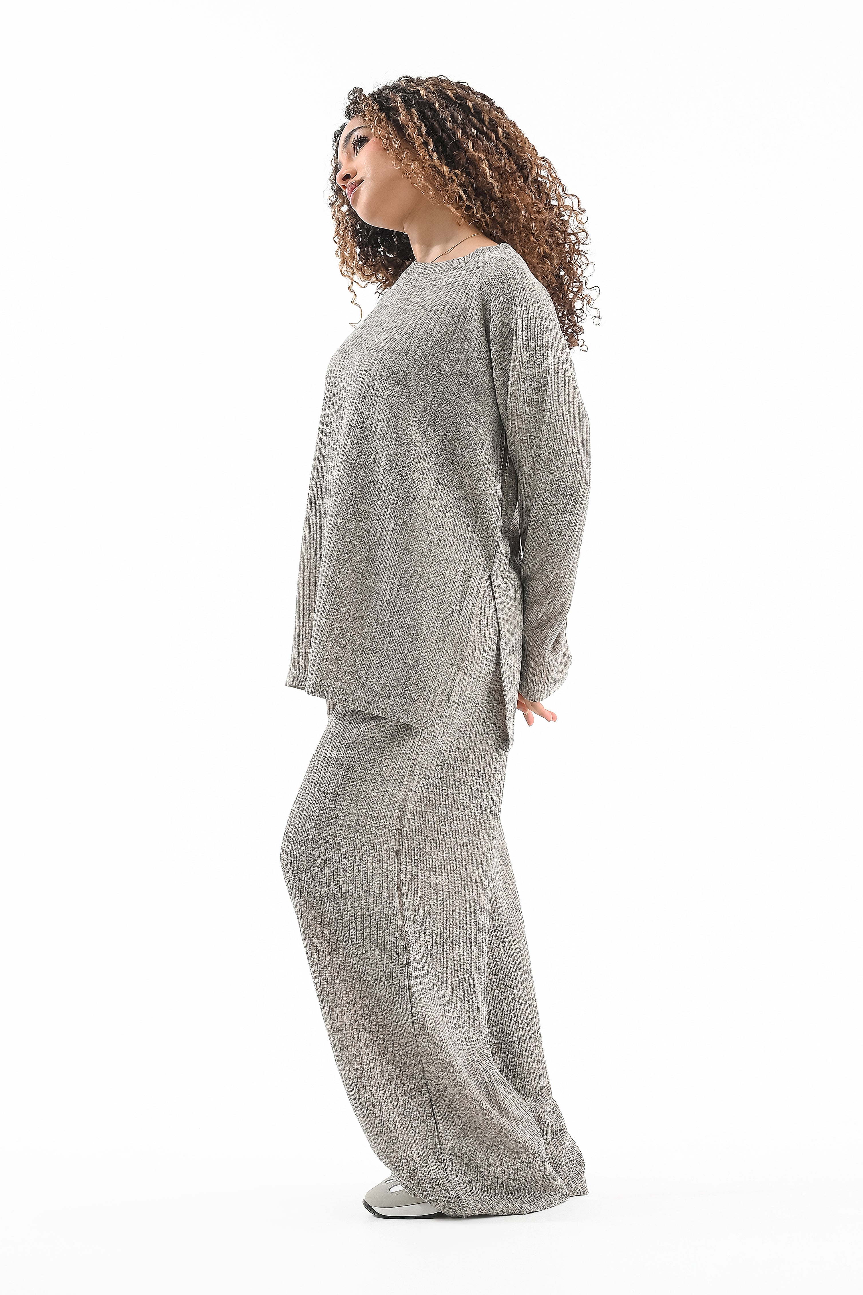Rib Set Crew Neck