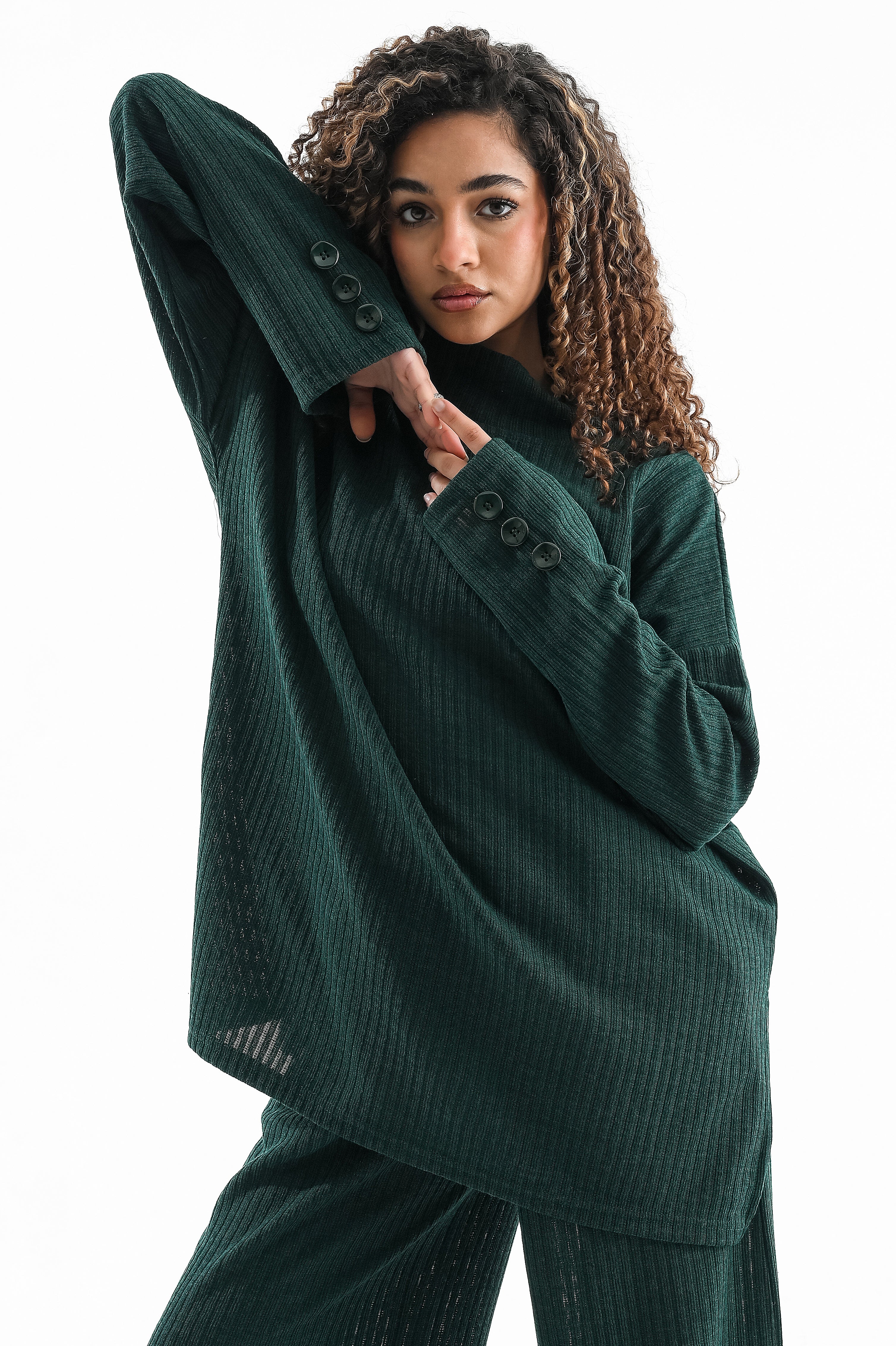 Rib Set High Neck