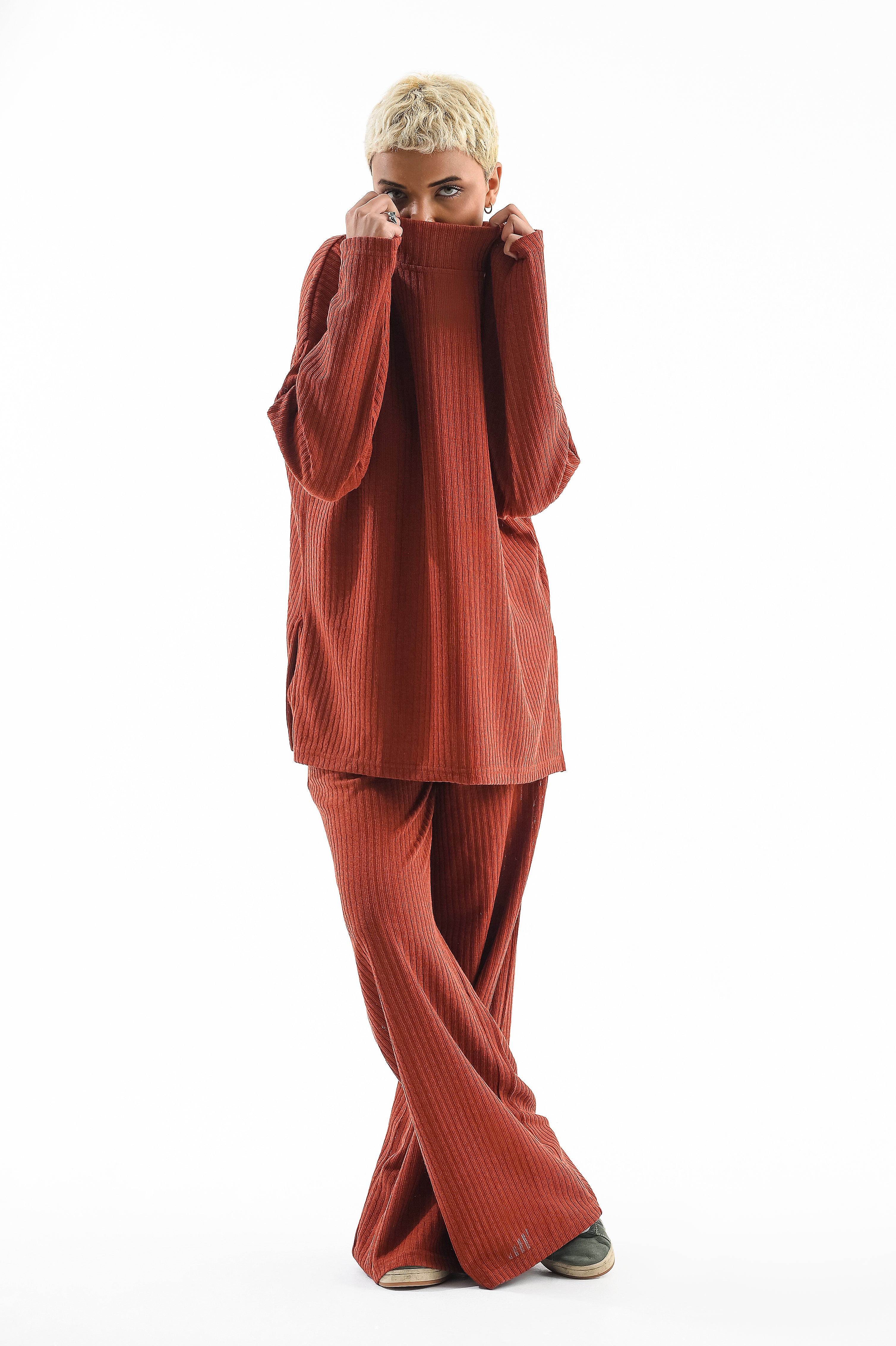Rib Set High Neck