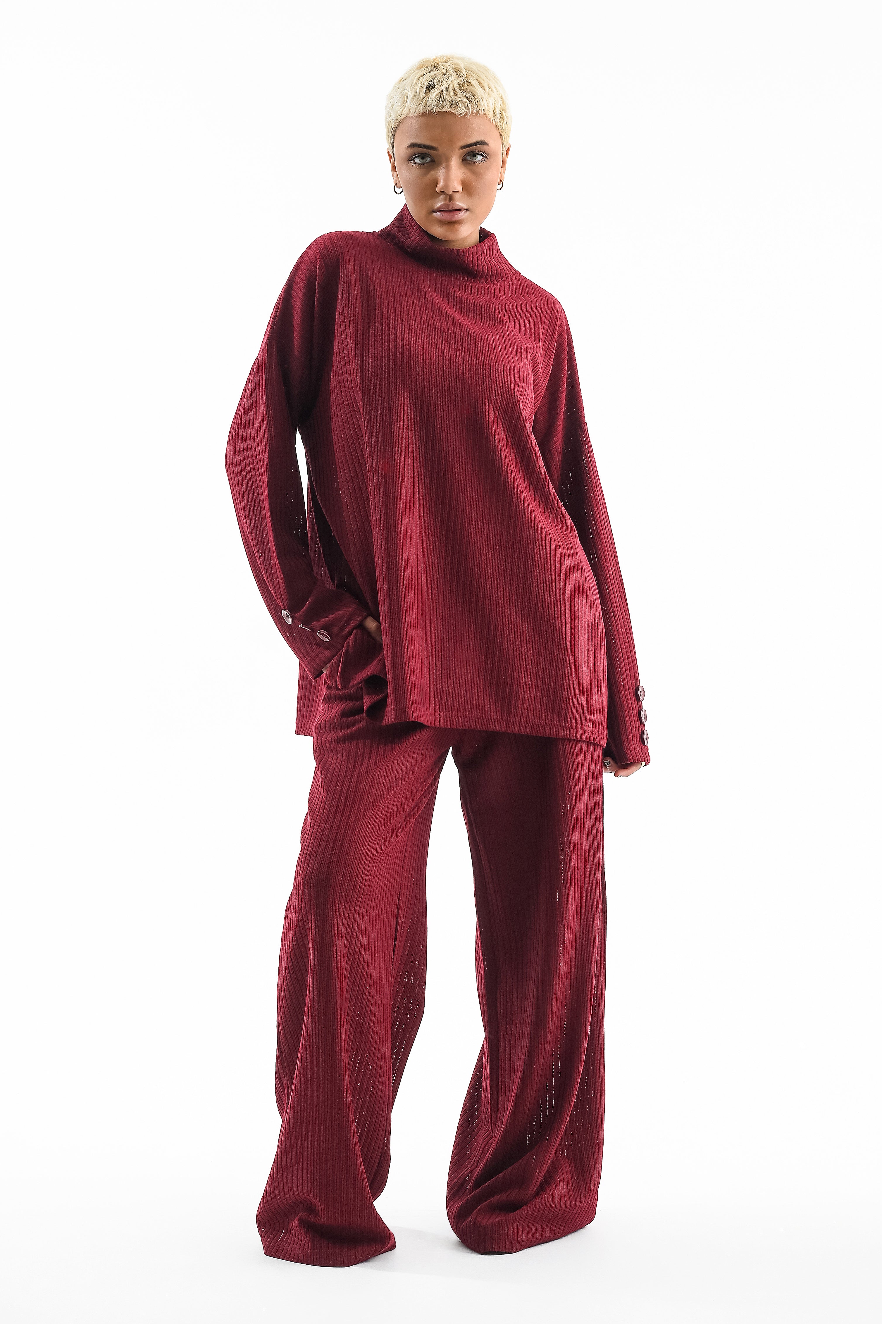 Rib Set High Neck
